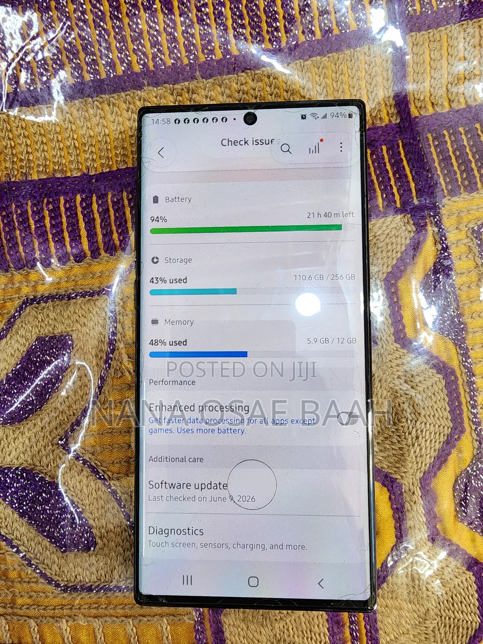 Samsung Galaxy Note 10 Plus 256 GB Black