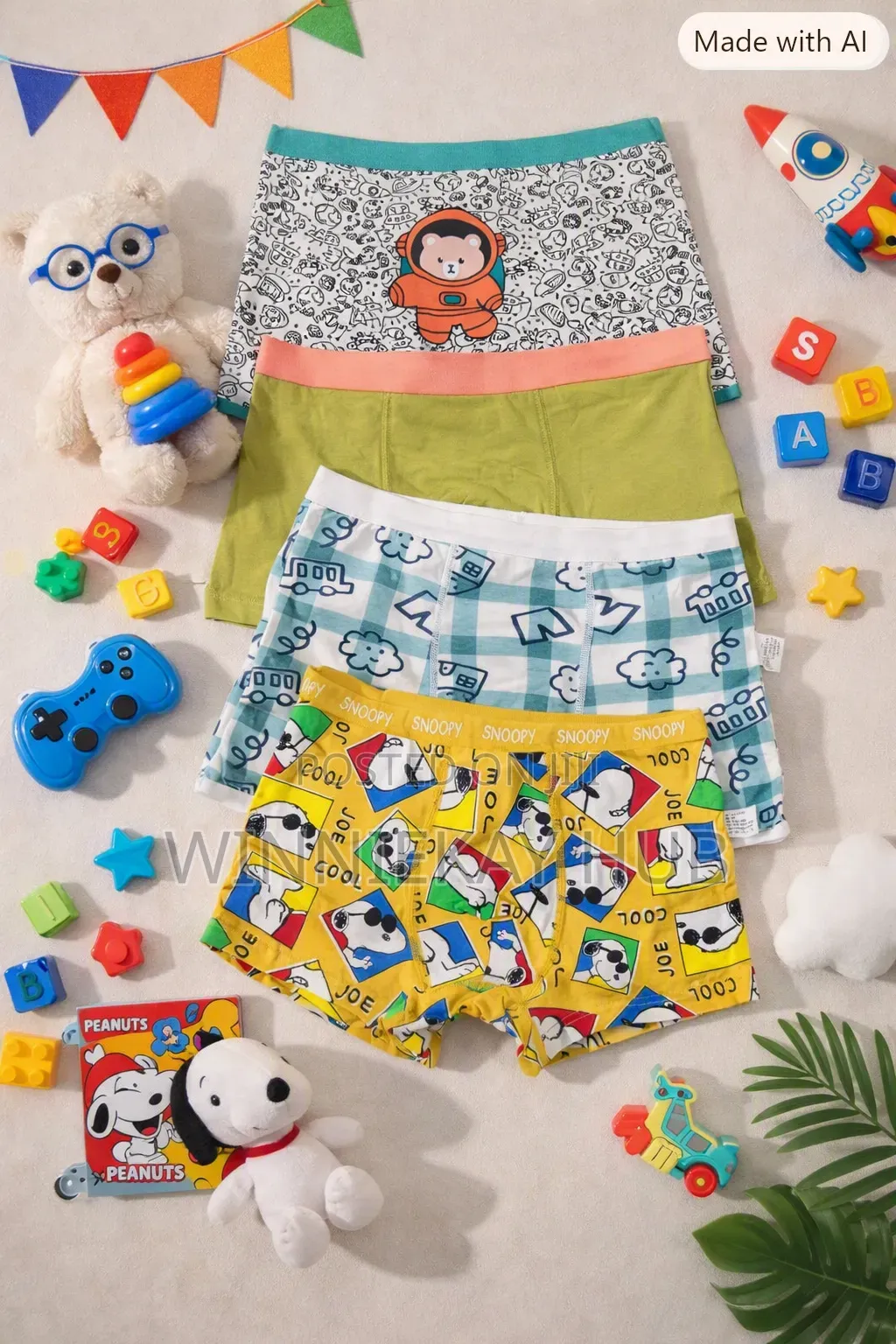 Kids Boxers (Price Is for a Dozen)
