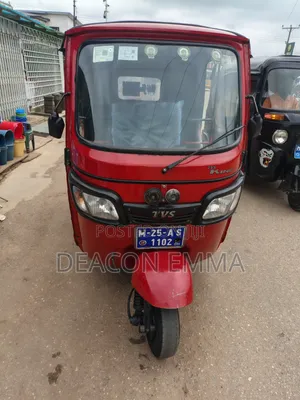 TVS King Deluxe Plus iTouch Start 2025 Red