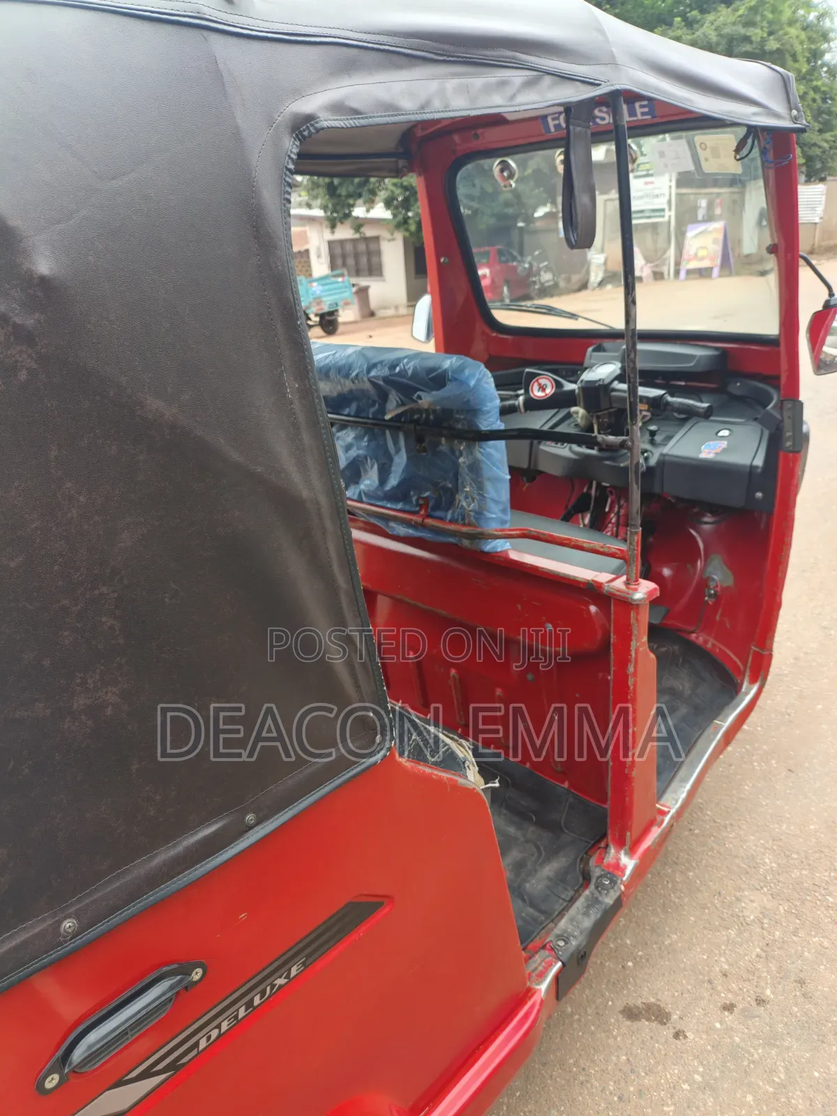 TVS King Deluxe Plus iTouch Start 2025 Red