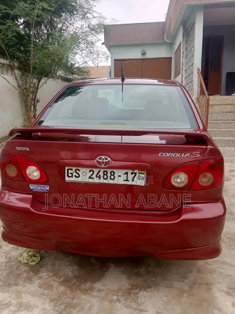 Toyota Corolla 2008 Burgundy