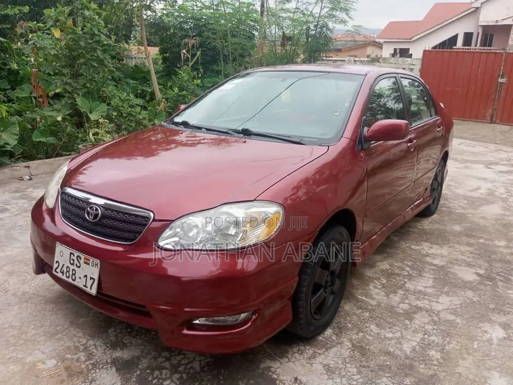 Toyota Corolla 2008 Burgundy