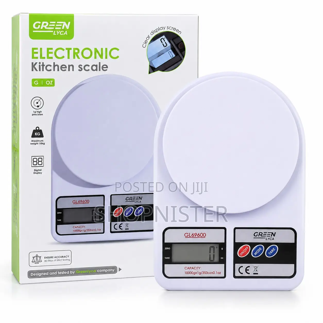 Digital Kitchen Scale 10KG – High Precision Electronic Food Scale