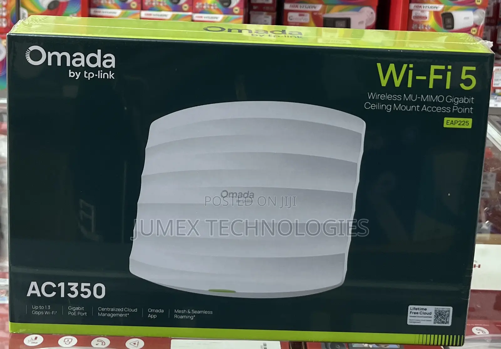 TP-Link Eap225 Indoor Ceiling Access Point Wireless Mu-Mimi Gigabit