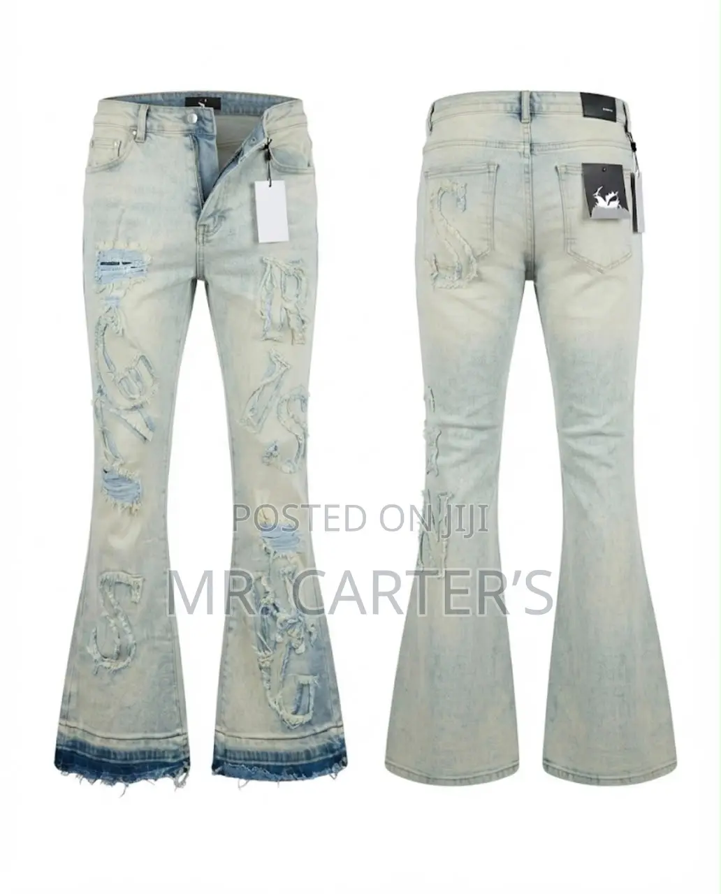 Trap Star Flare Jeans Available in All Sizes