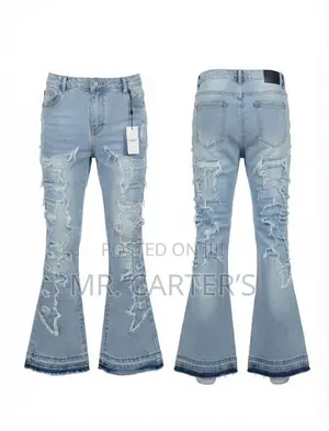 Trap Star Flare Jeans Available in All Sizes
