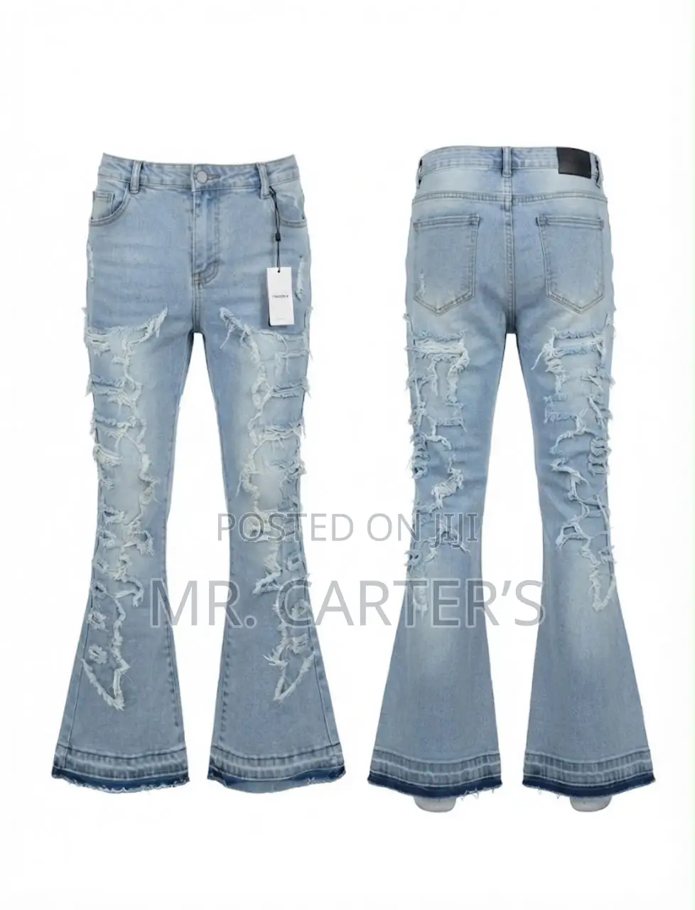 Trap Star Flare Jeans Available in All Sizes