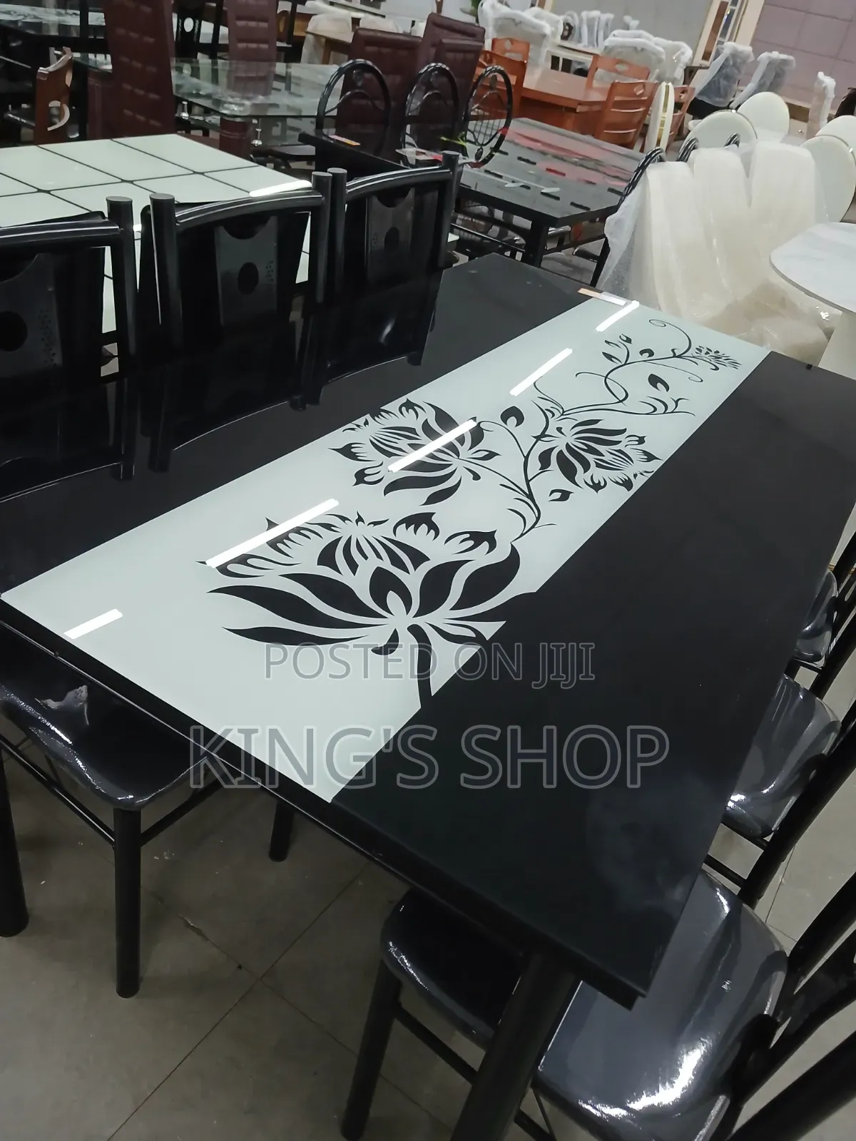 A Firm Glass Dining Table
