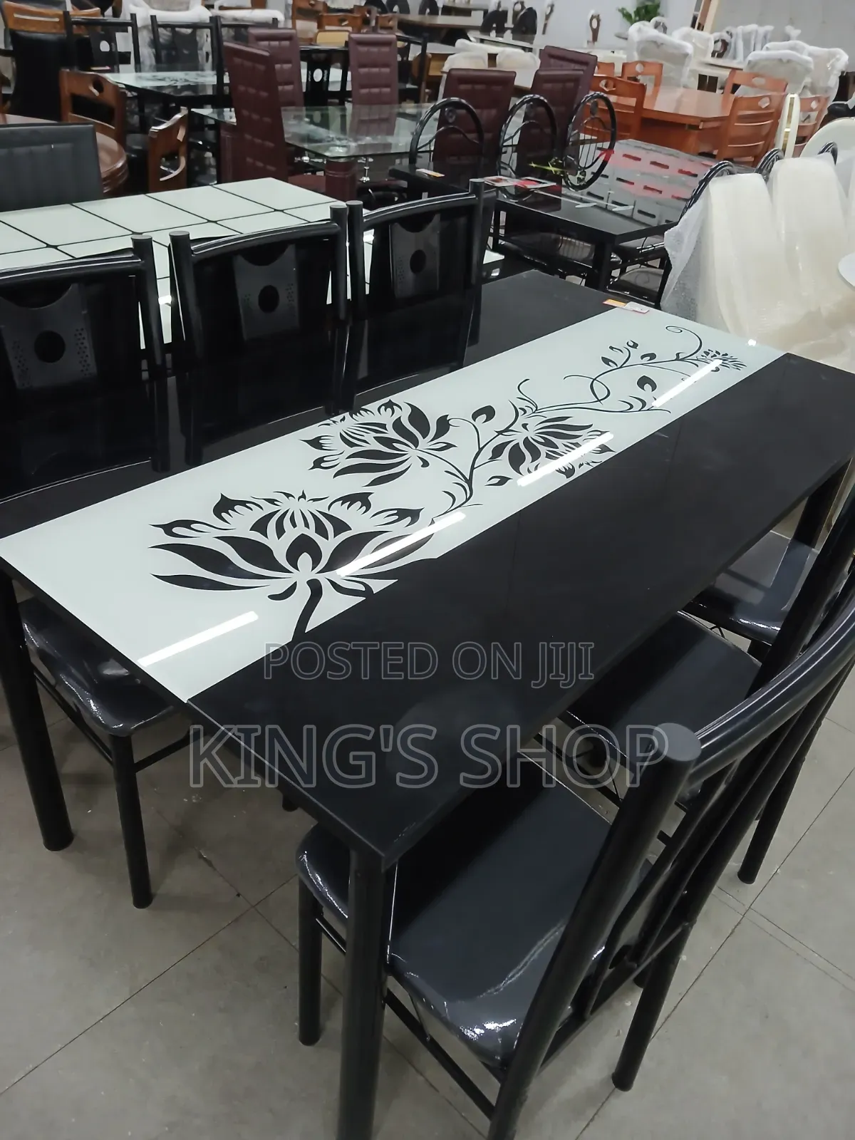 A Firm Glass Dining Table