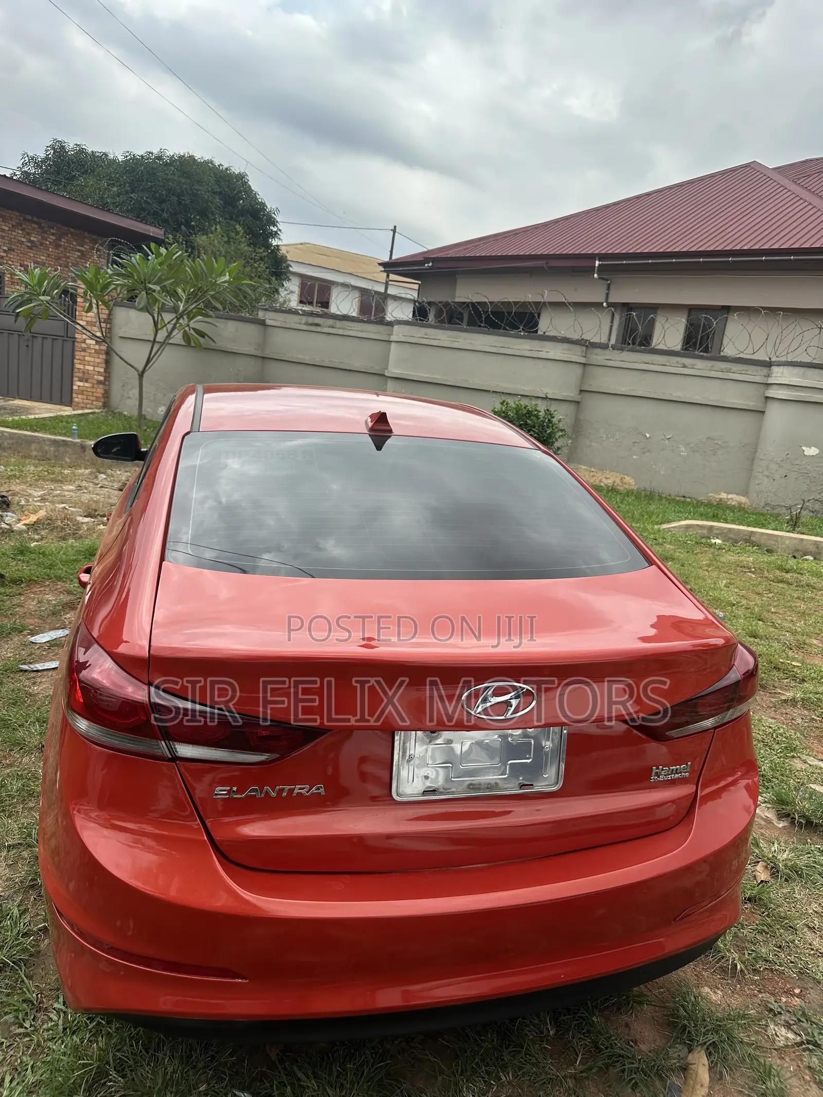 Hyundai Elantra Limited 2018 Orange