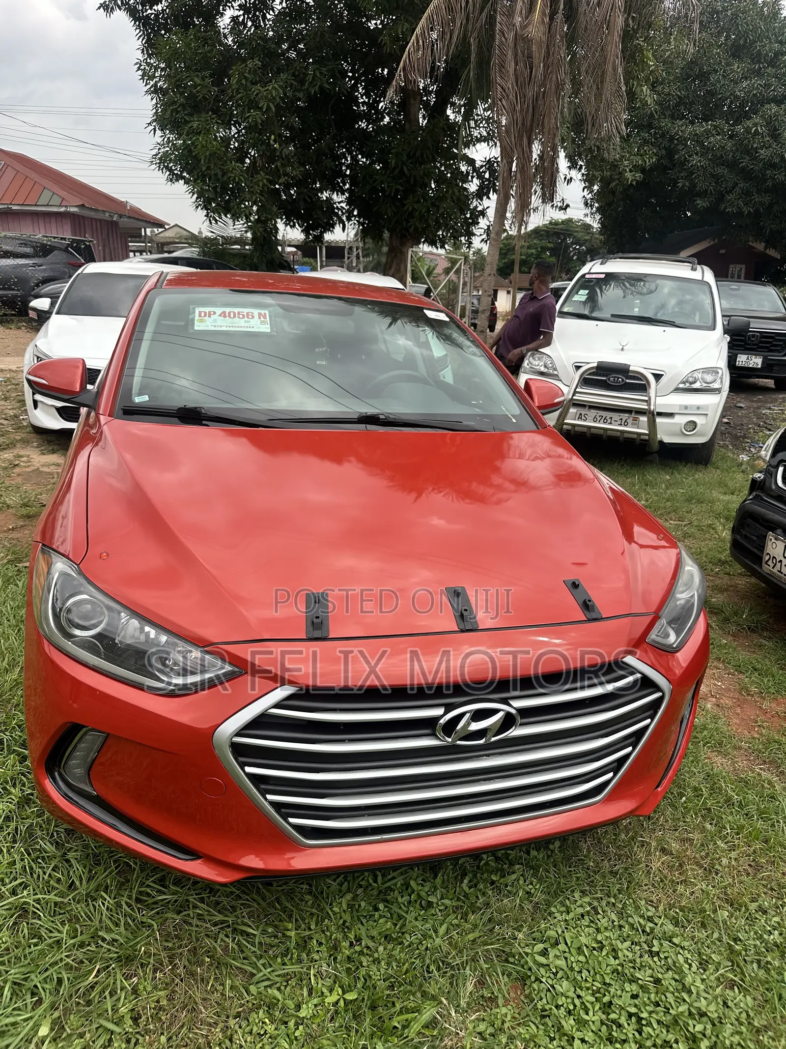 Hyundai Elantra Limited 2018 Orange