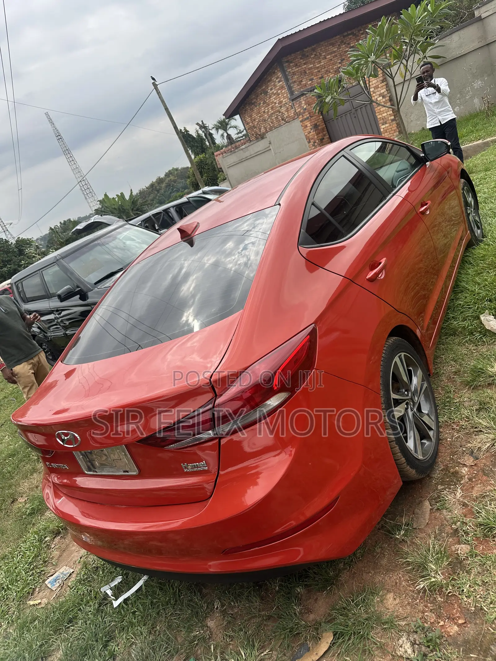 Hyundai Elantra Limited 2018 Orange