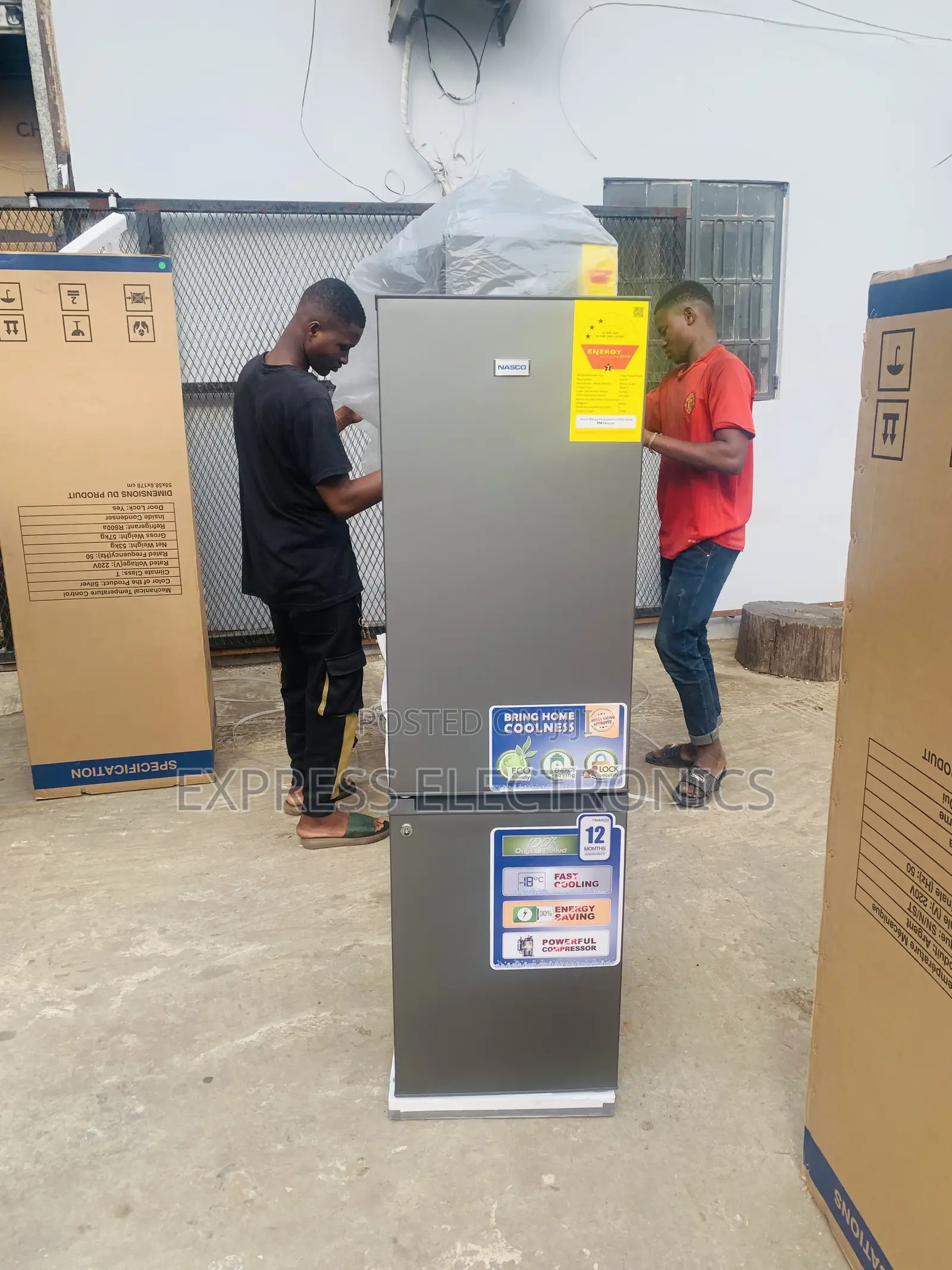 NASD2-29sk Double Door Fridge Nasco