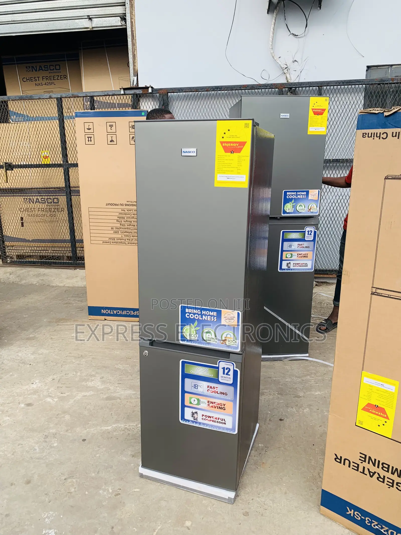 NASD2-29sk Double Door Fridge Nasco