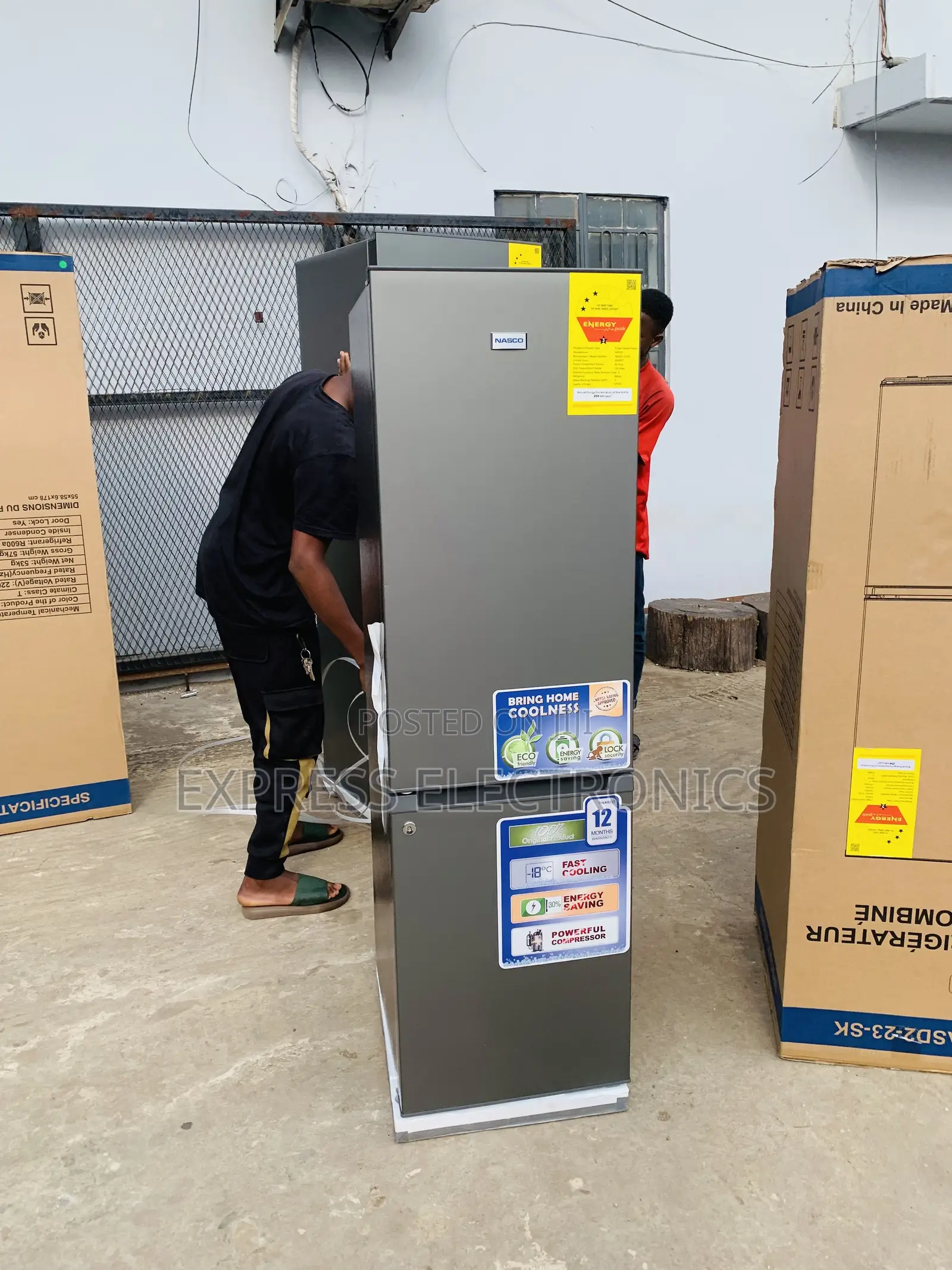 Brand New NASD2-29sk Fridge Double Door Nasco.