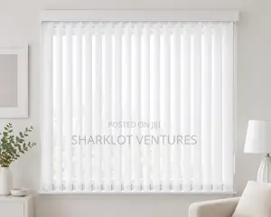 8Feets All White Windows Blinds