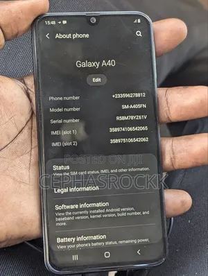 Samsung Galaxy A40 64 GB Black