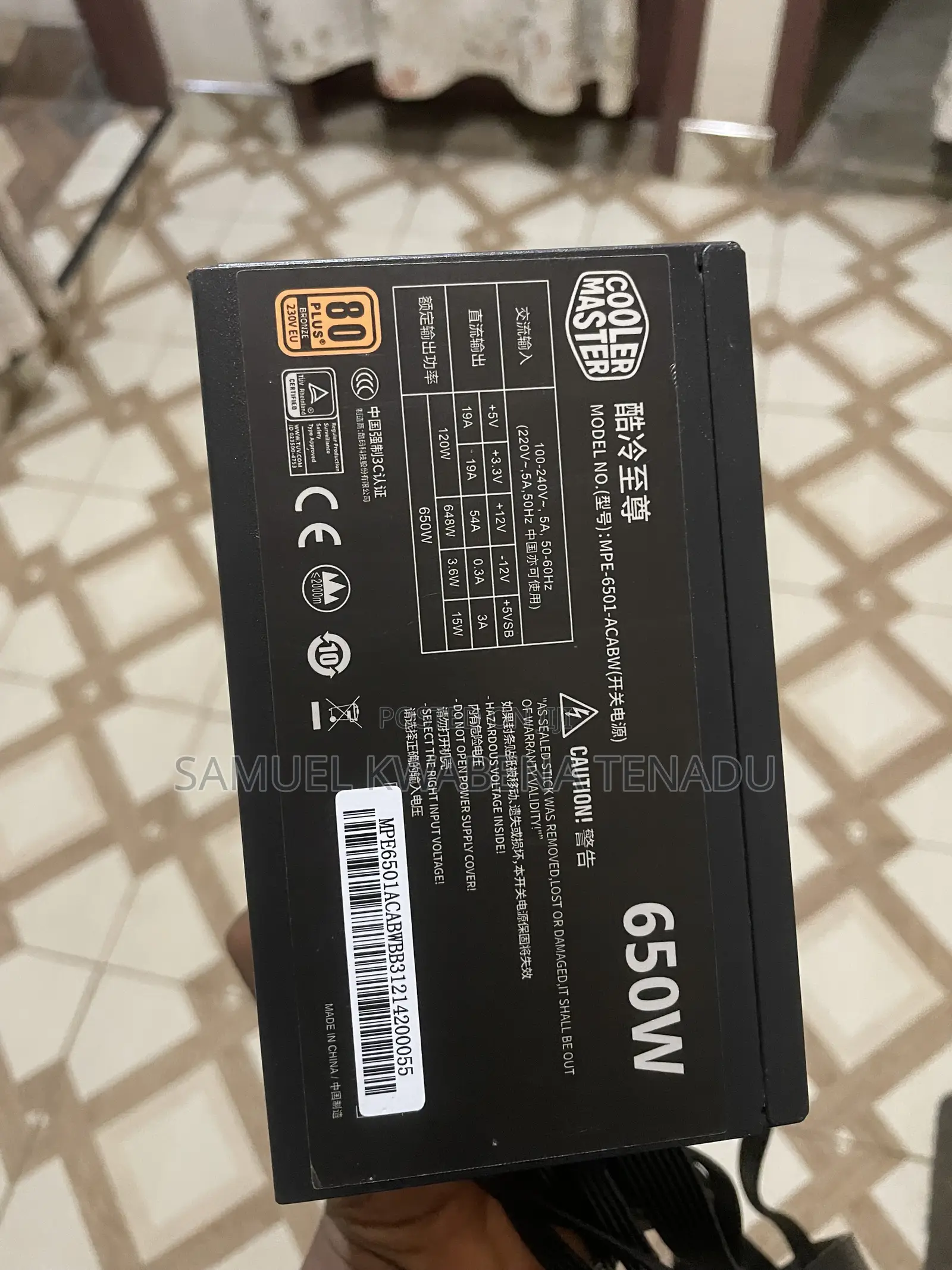 650w Coolermaster Psu for Sale