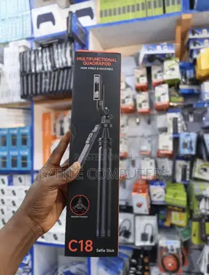 Multifunctional Quadrapod Selfie Tripod