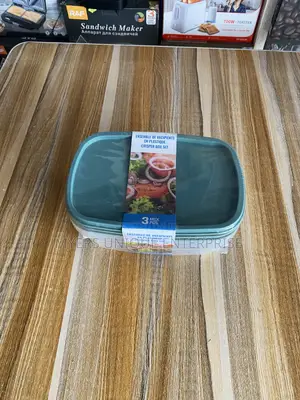 3pcs Meal Prep Food Containers With Covers