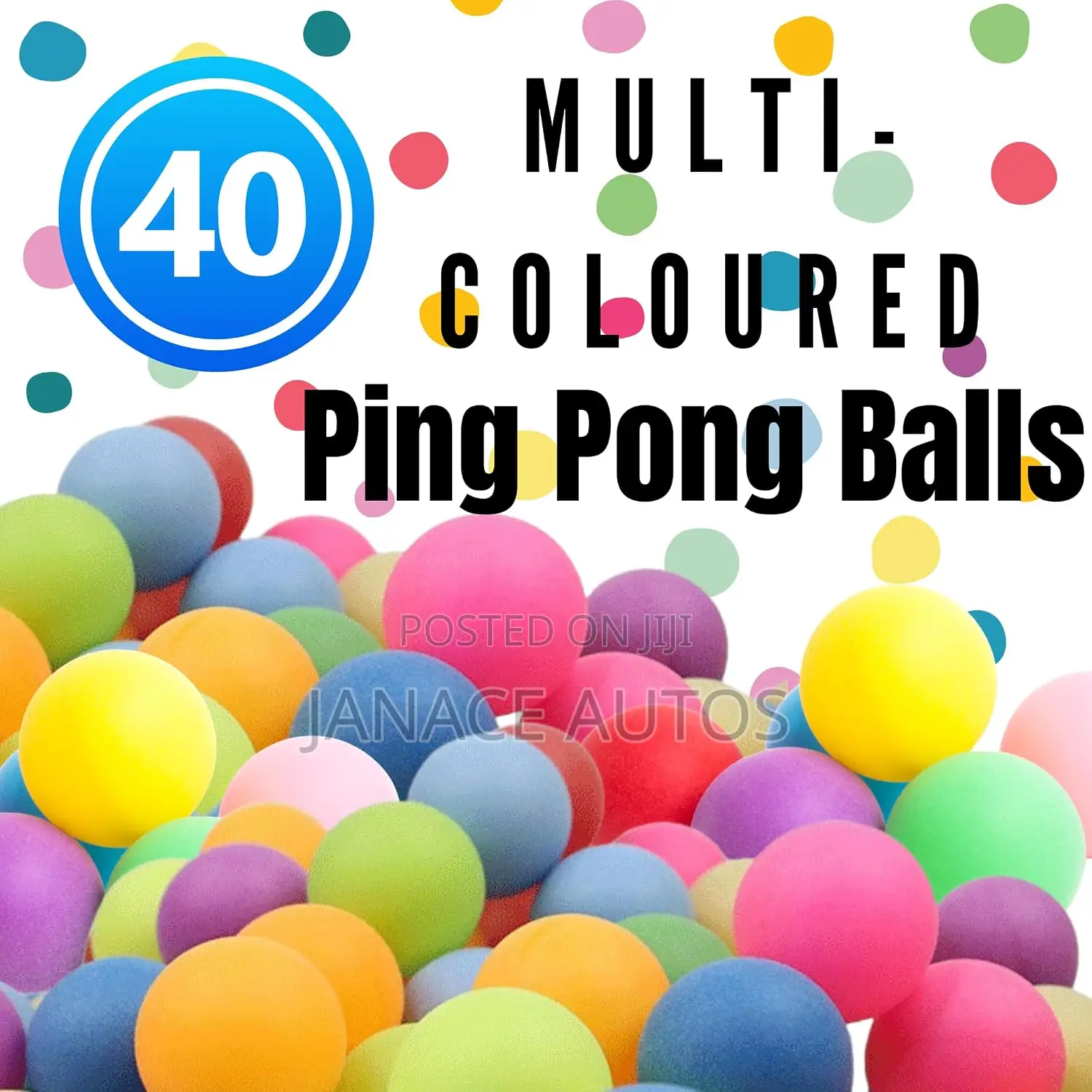WHEELIO Ping Pong Balls Plastic Table Tennis Ball