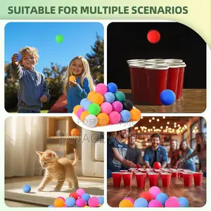 WHEELIO Ping Pong Balls Plastic Table Tennis Ball
