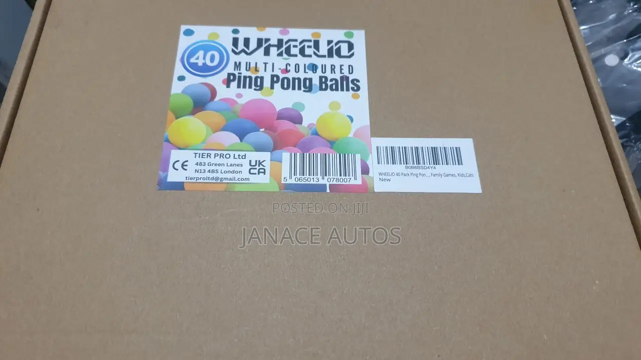 WHEELIO Ping Pong Balls Plastic Table Tennis Ball