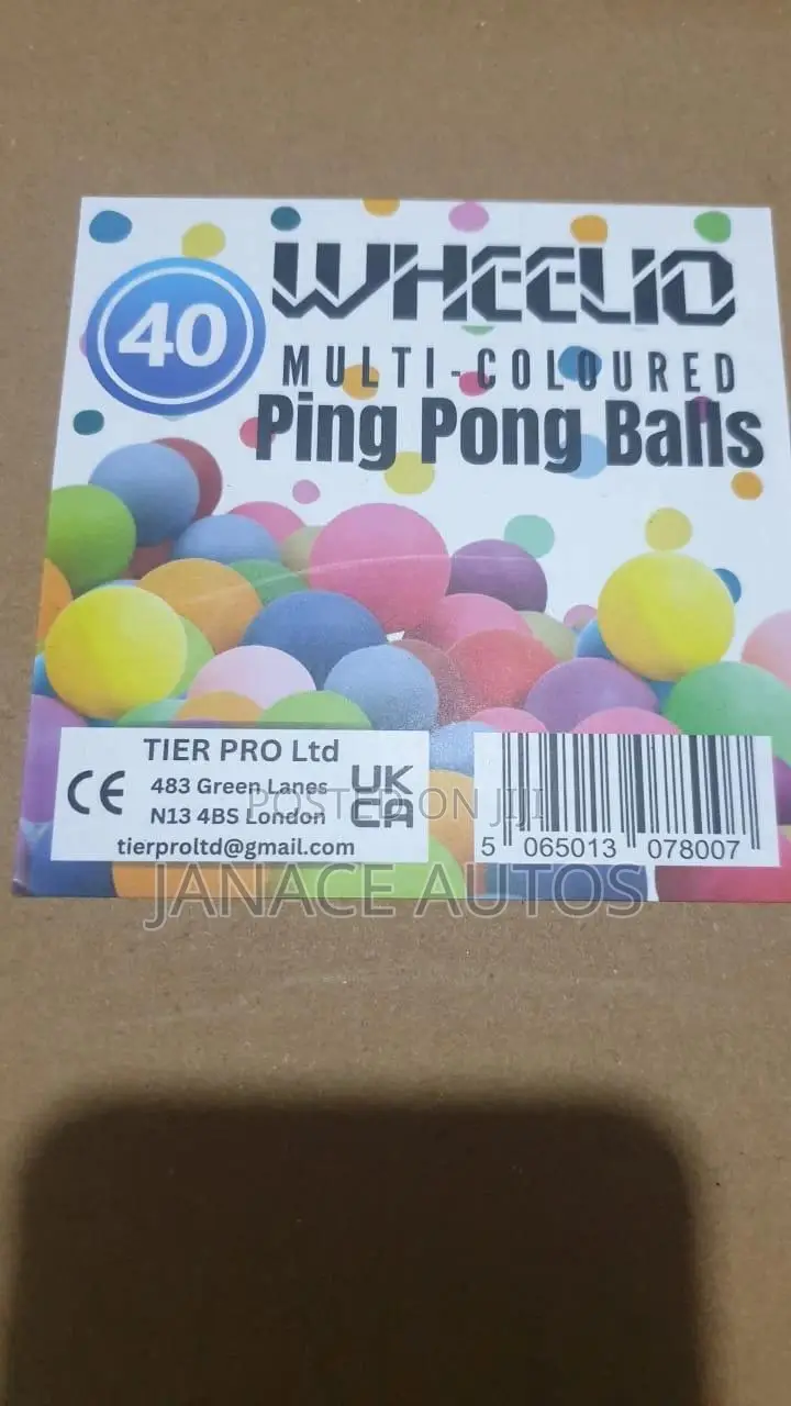 WHEELIO Ping Pong Balls Plastic Table Tennis Ball
