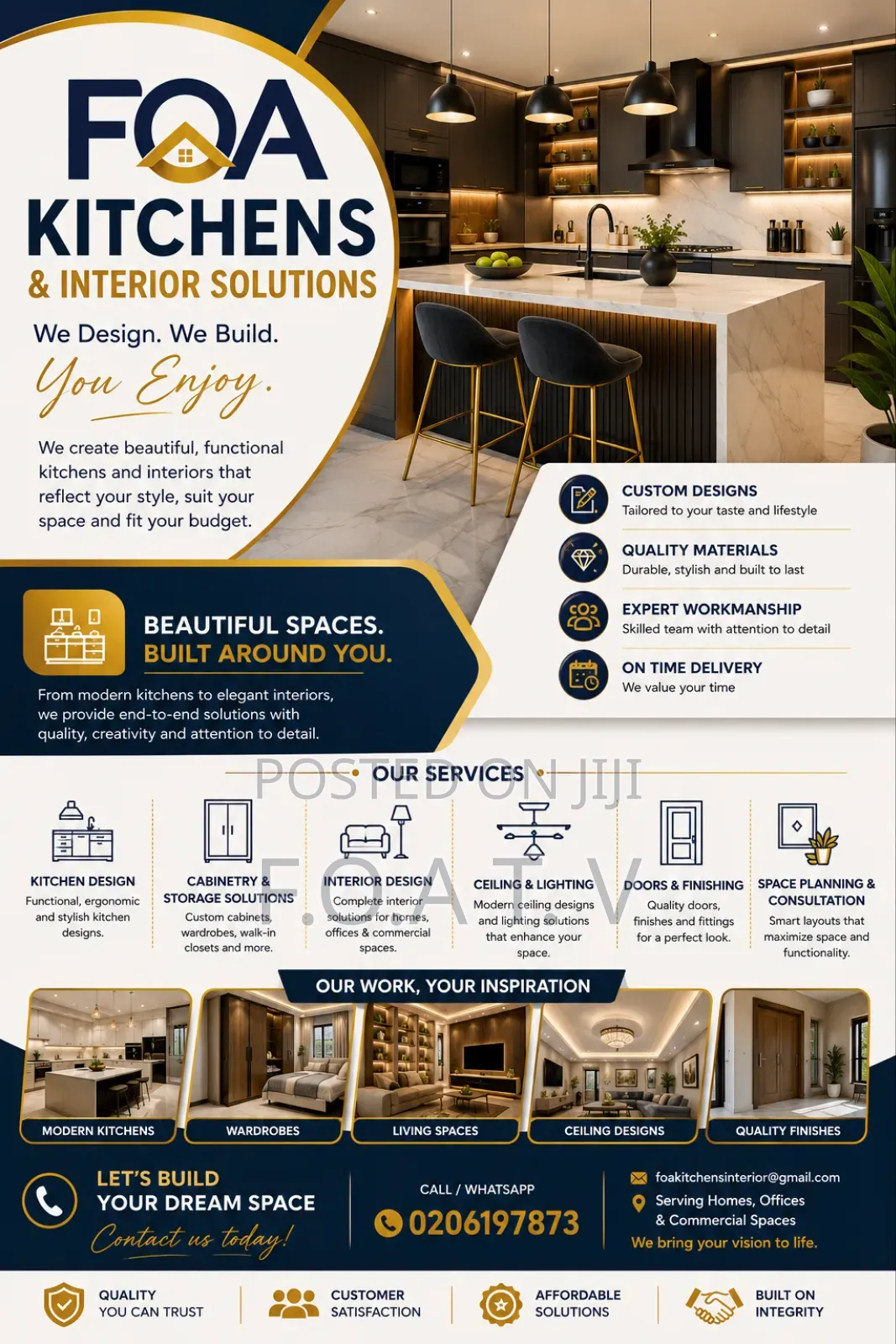 Kitchen Cabinet and Doors Installations