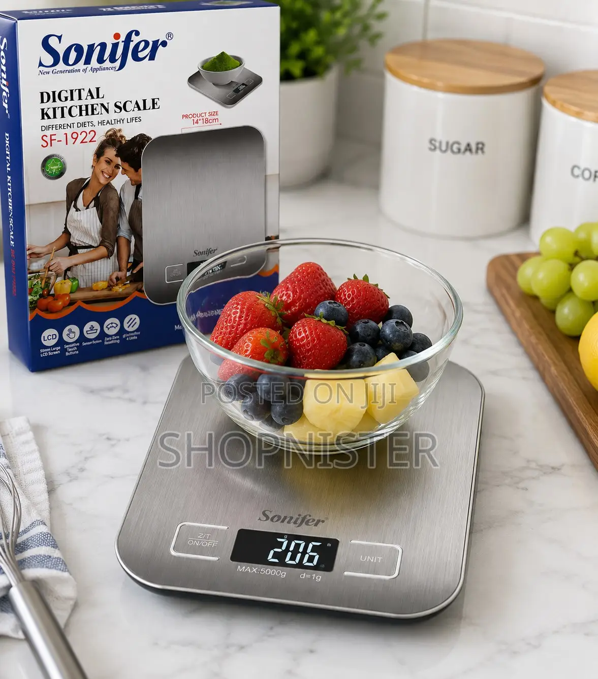 5KG – Stainless Steel High Precision Scale