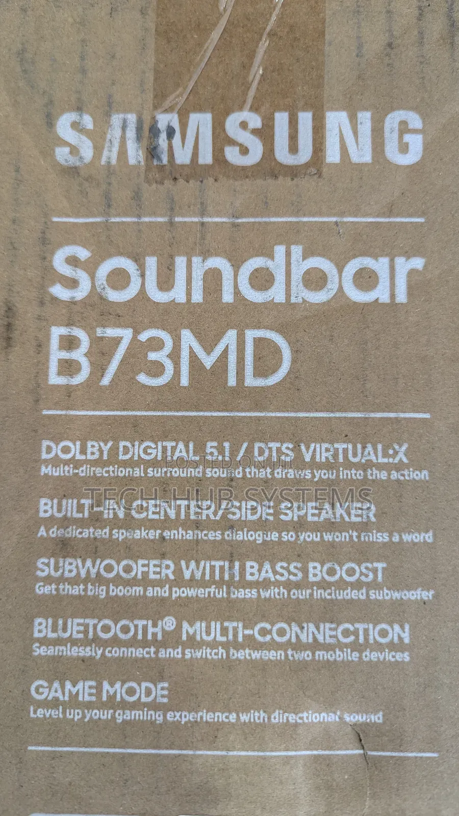 SAMSUNG 5.1ch. DTS Virtual:X Soundbar With Bass Boost and Wireless Sub