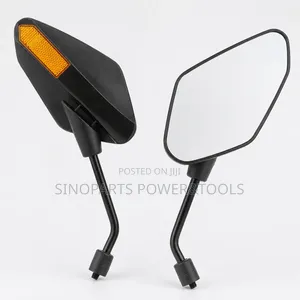 Universal Motorcycle Rear View Mirrors With Reflectors