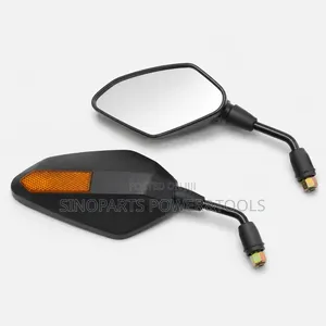 Universal Motorcycle Rear View Mirrors With Reflectors