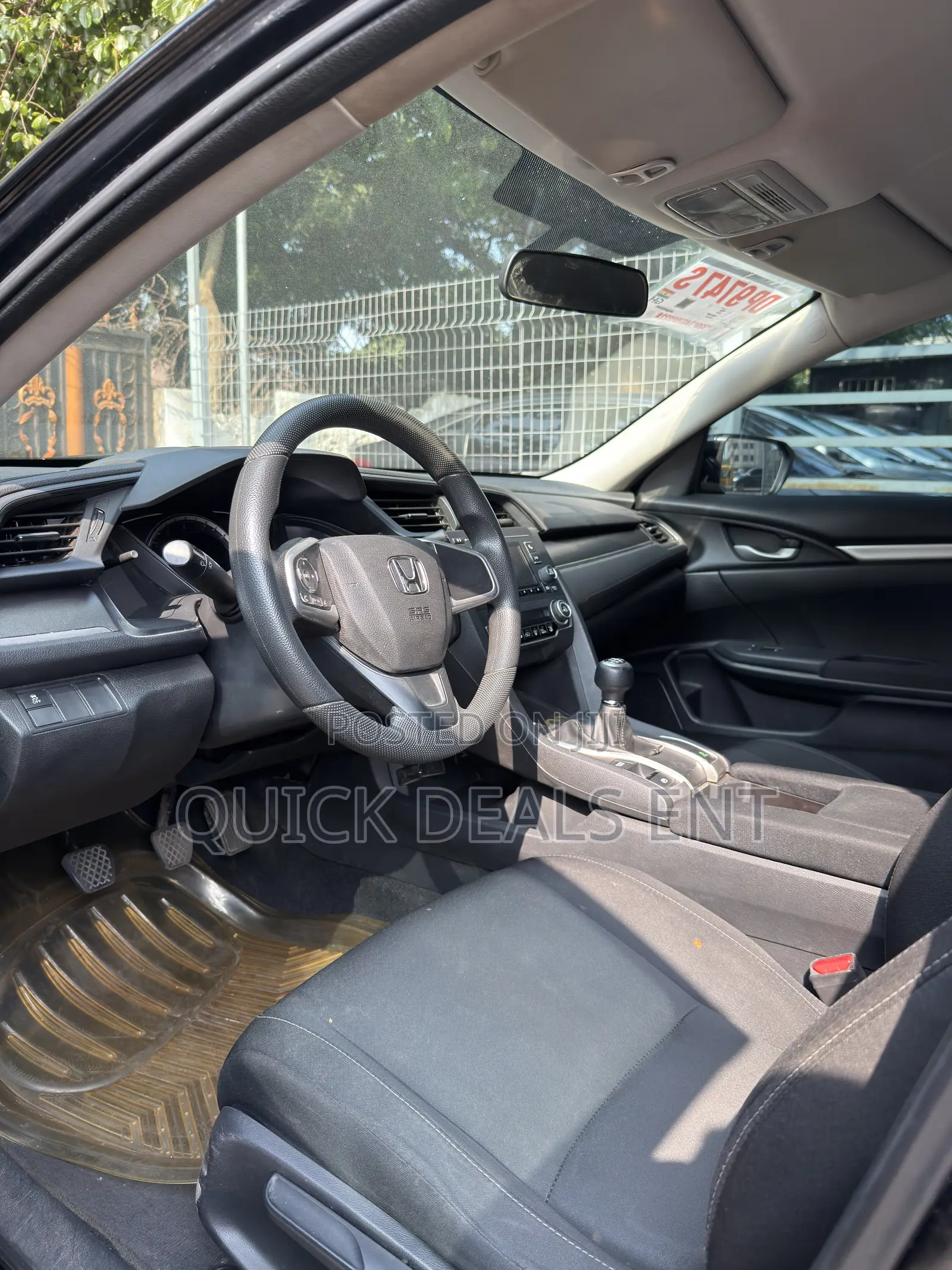 Honda Civic EX 4dr Sedan (2.0L 4cyl) 2017 Black
