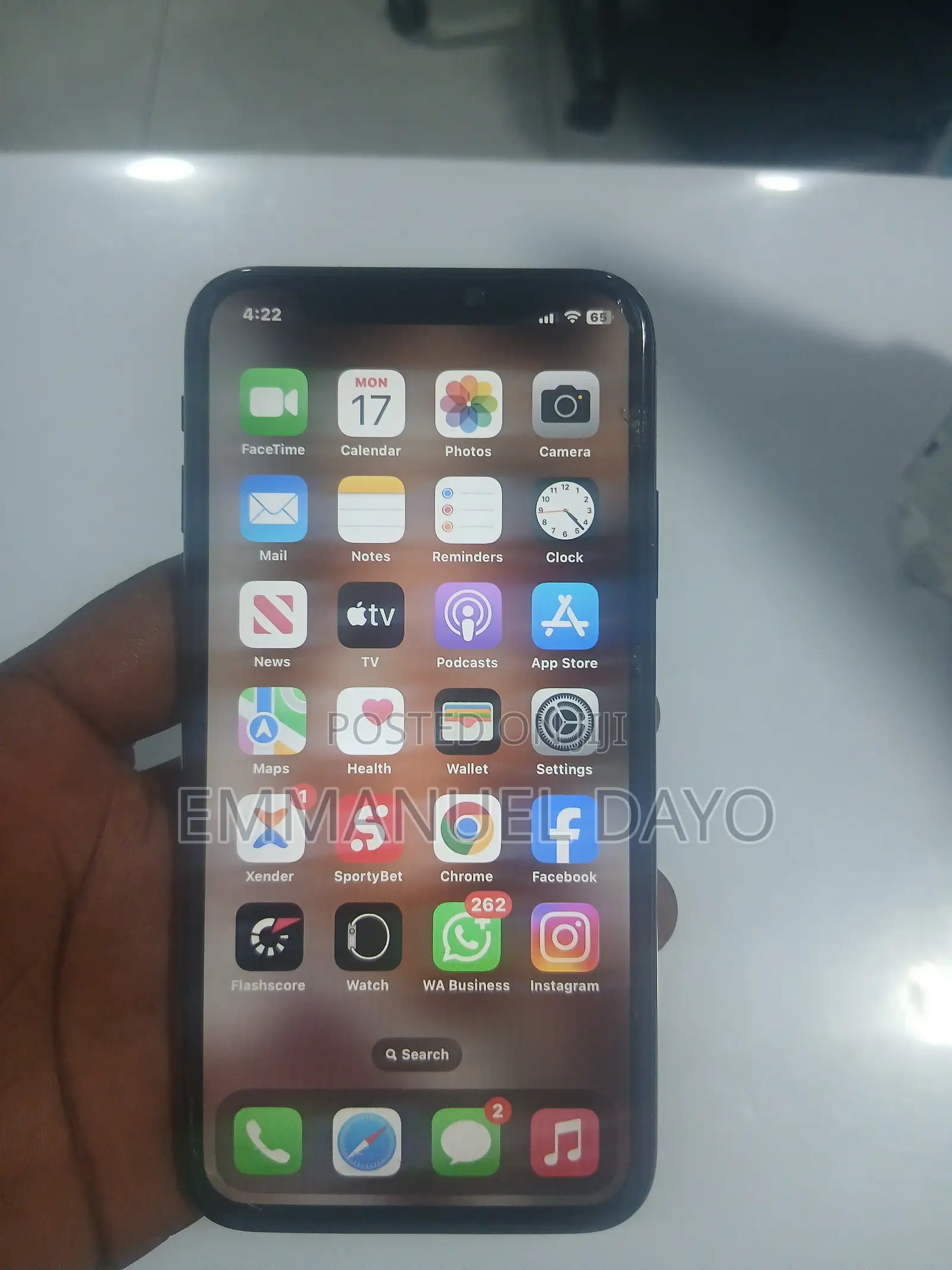 Apple iPhone X 64 GB Black