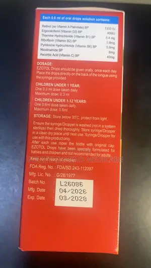Multivitamin Drops EZOTOL