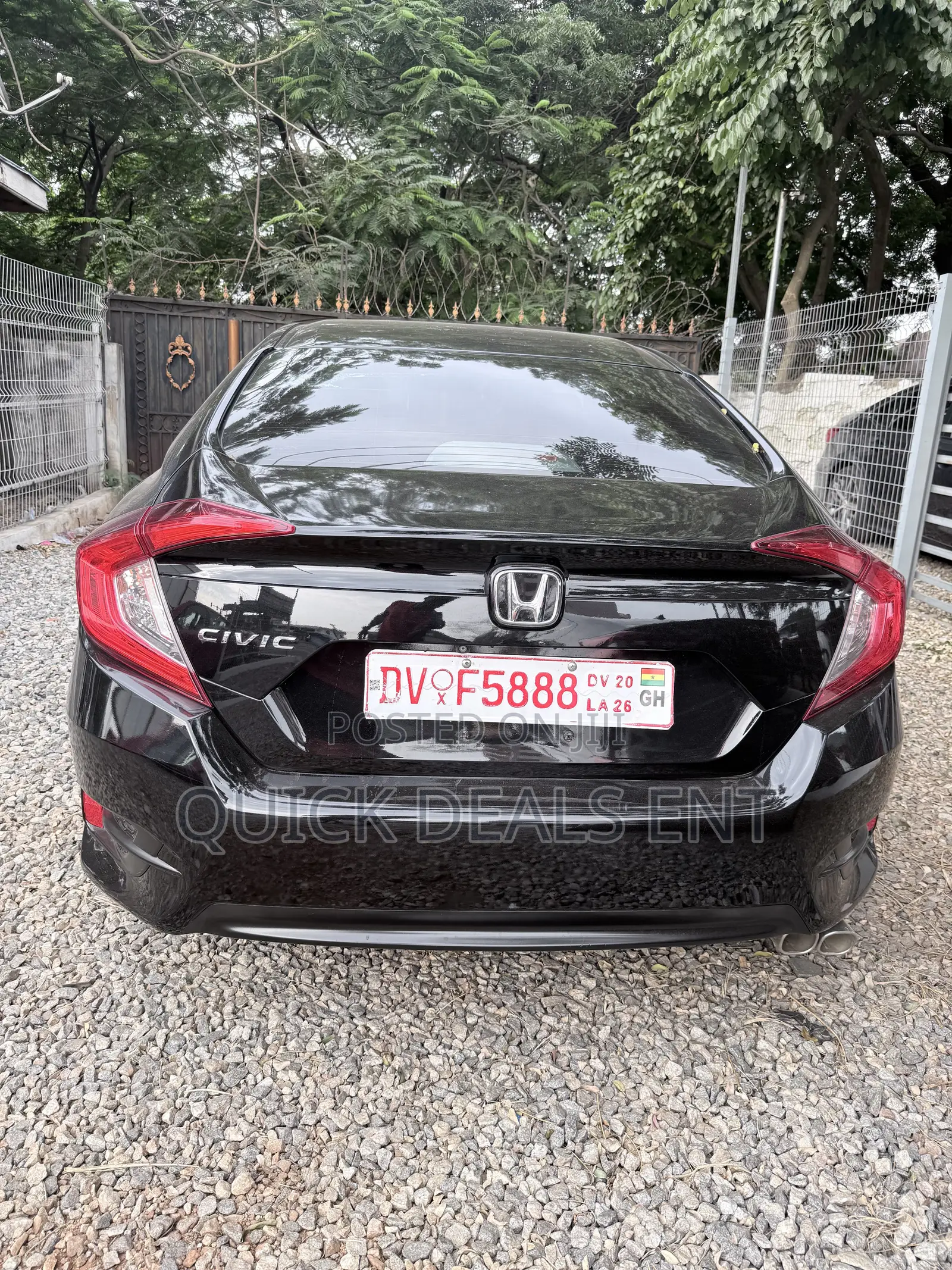 Honda Civic EX 4dr Sedan (2.0L 4cyl) 2017 Black