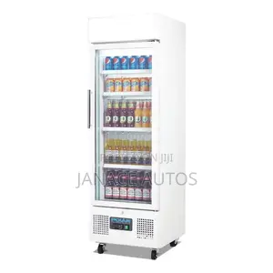 Polar G-Series Upright Display Fridge 218Ltr White