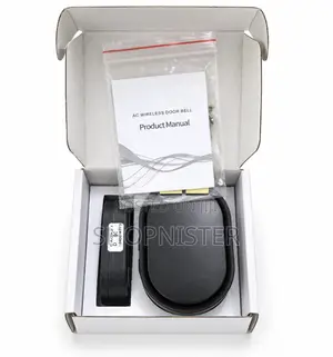 300M CACAZI Wireless Doorbell – AC Plug-in Chime With Push Button