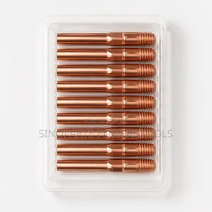 CO2 Welding Contact Tips 45x1.2mm Copper 10PCS