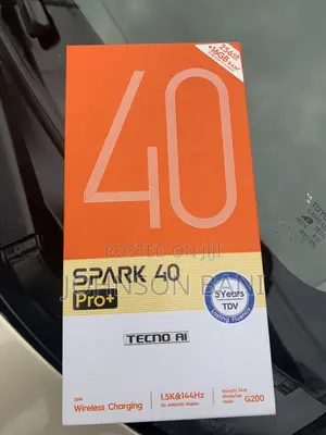 New Tecno Spark 40 Pro+ 256 GB Black