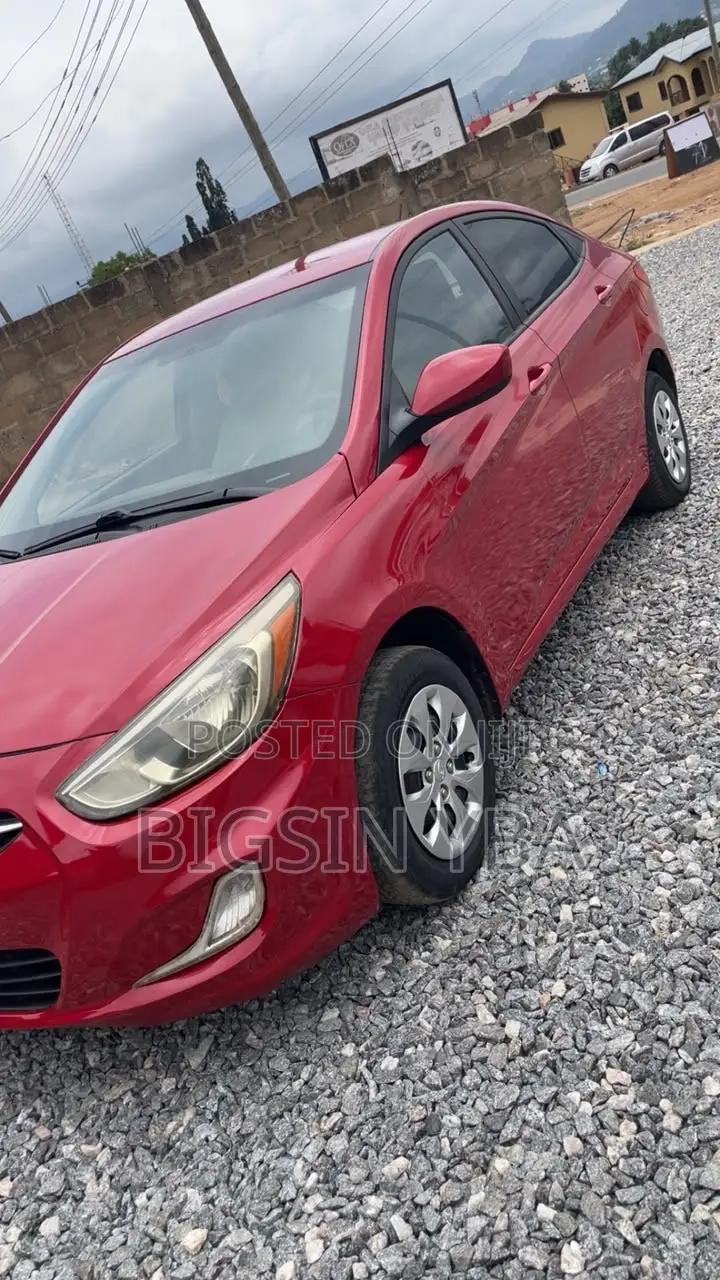 Hyundai Accent GLS 4dr Sedan (1.6L 4cyl 6A) 2014 Red