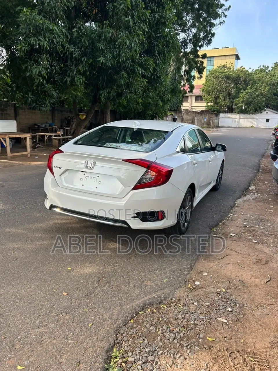 Honda Civic EX-L Sedan 2019 White