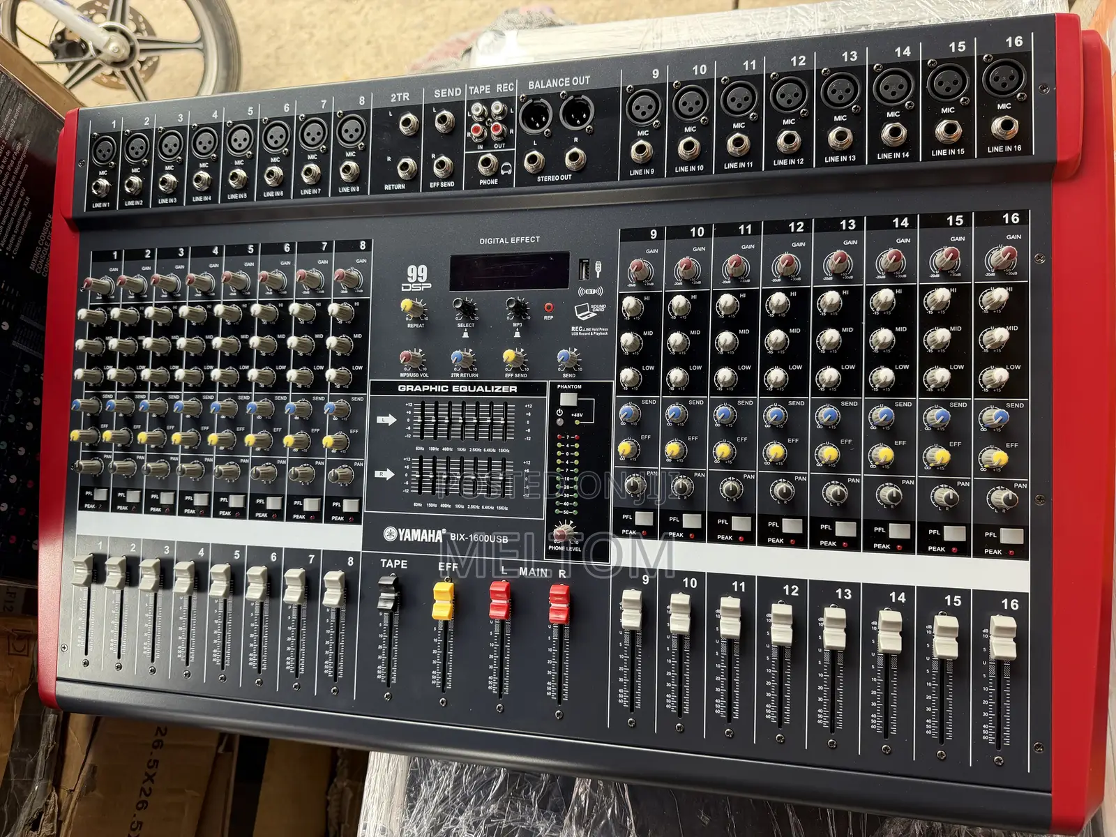 This Is the Yamaha BIX-1600USB 16Channels Powered Mixer 3000W