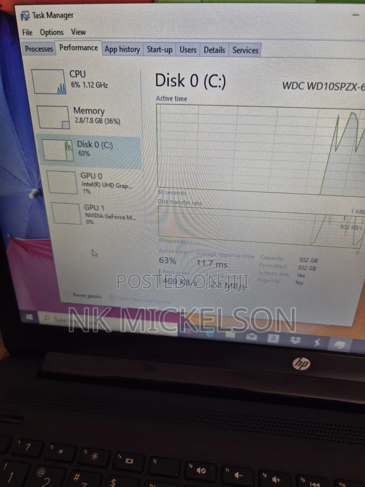 New Laptop HP 15 8GB Intel Core i7 HDD 1T