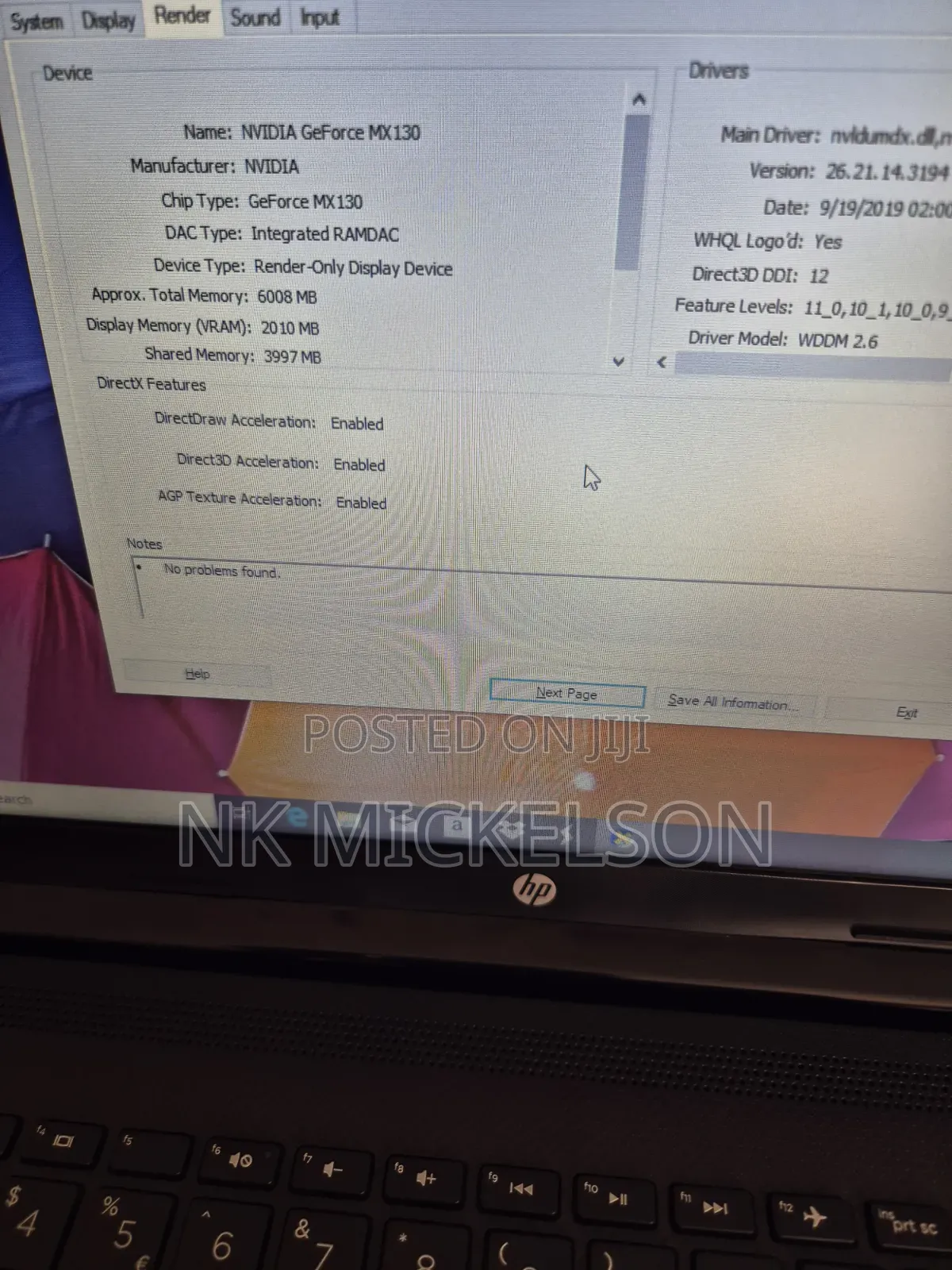 New Laptop HP 15 8GB Intel Core i7 HDD 1T