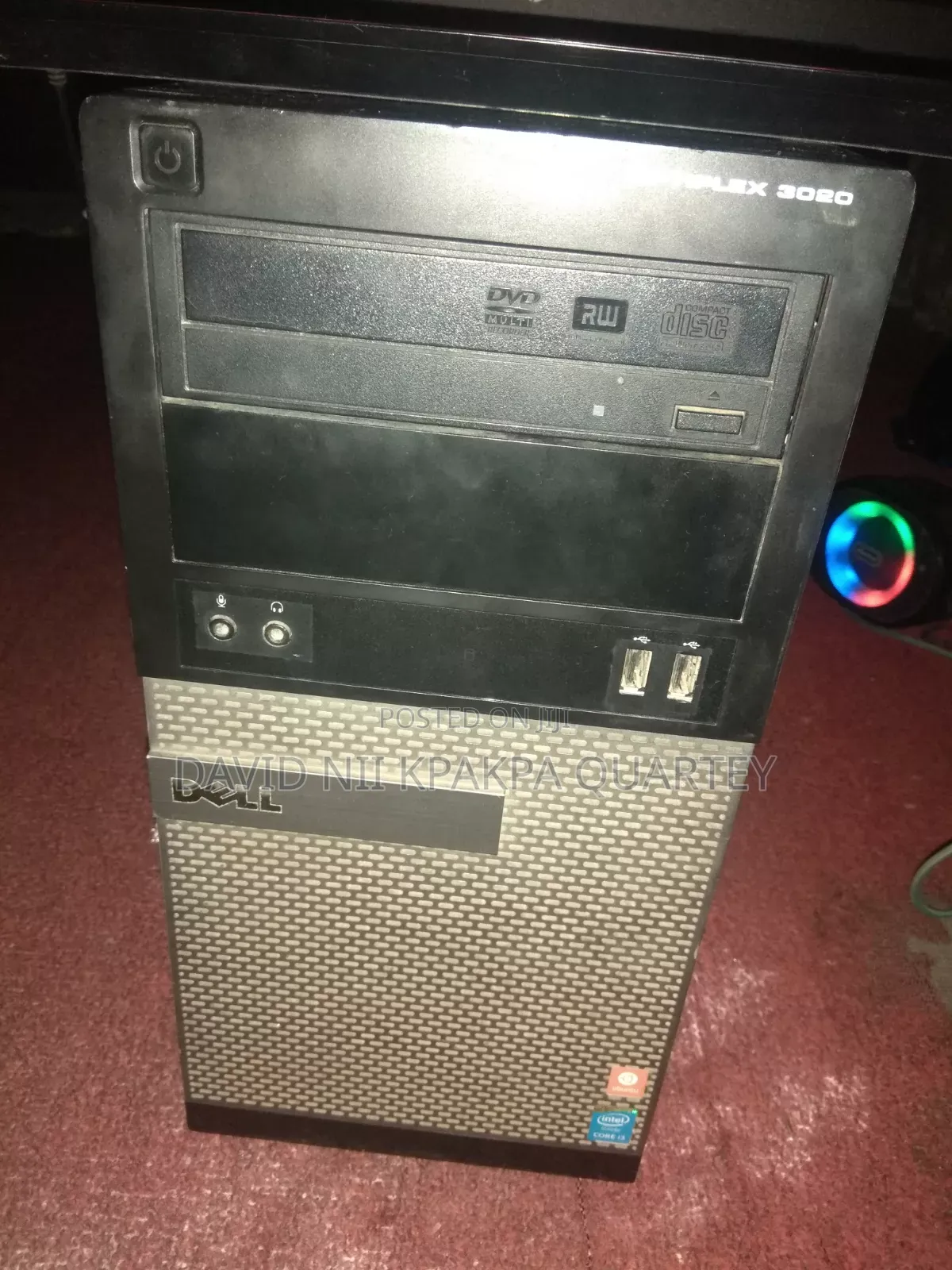 Desktop Computer Dell OptiPlex 3020 4GB Intel Core i3 HDD 256GB