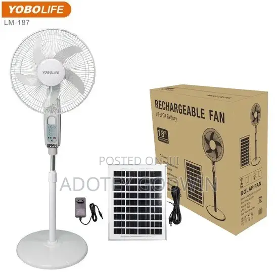 16inch Solar Standing Fan