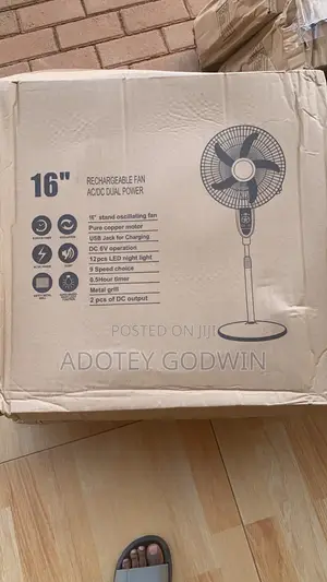 16inch Solar Standing Fan