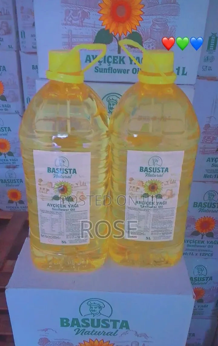 5 Liters Basuata Sunflower Oil